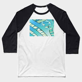 Abstract Dream Pattern Baseball T-Shirt